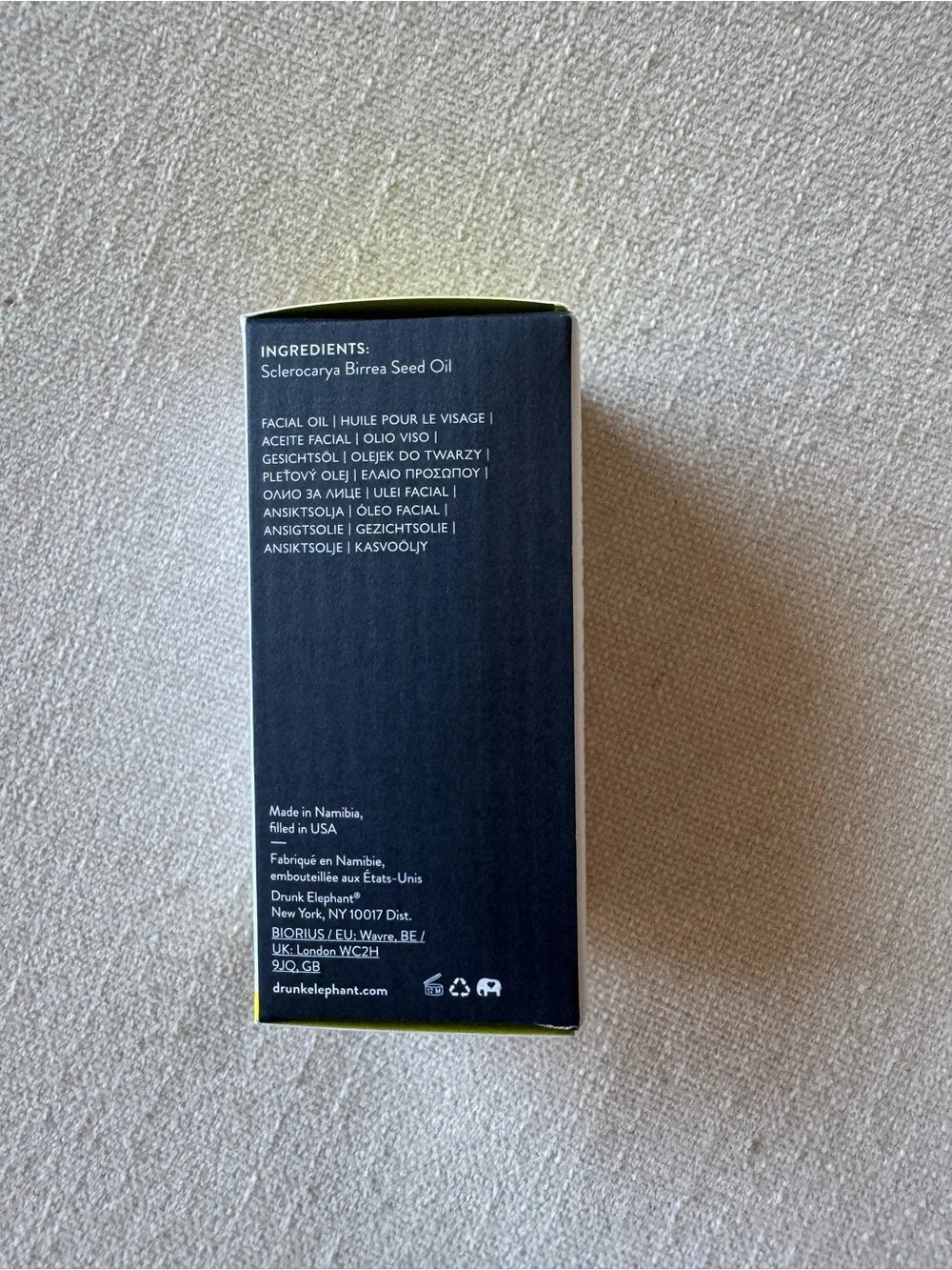 NIB Drunk Elephant Virgin Marula Luxury Facial Oil